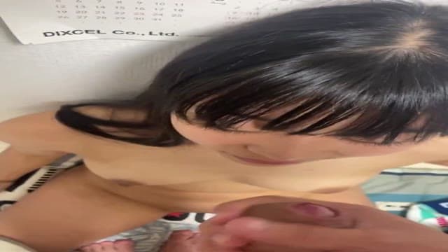顔射＆掃除
