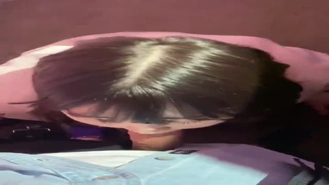 駐車場で彼女にフェラをしてもらう