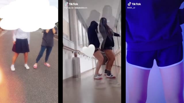 TikTokで腰ふりする若い子たち